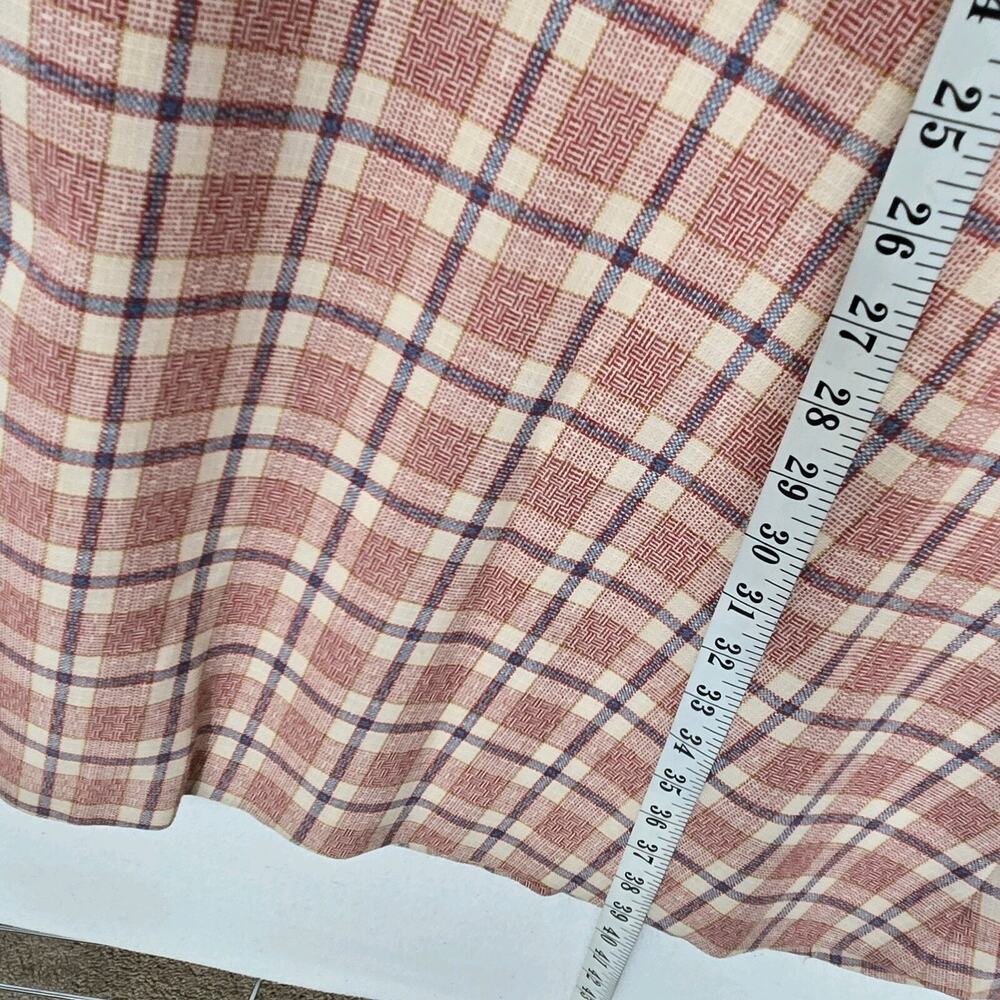 Vintage Beverly Paige Plaid Maxi Skirt Sz 14* Multicolor Union Made Preppy READ - Picture 12 of 13
